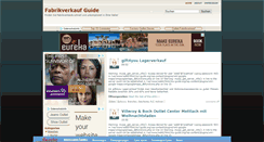 Desktop Screenshot of fabrikverkauf.my-guide.org