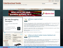 Tablet Screenshot of fabrikverkauf.my-guide.org